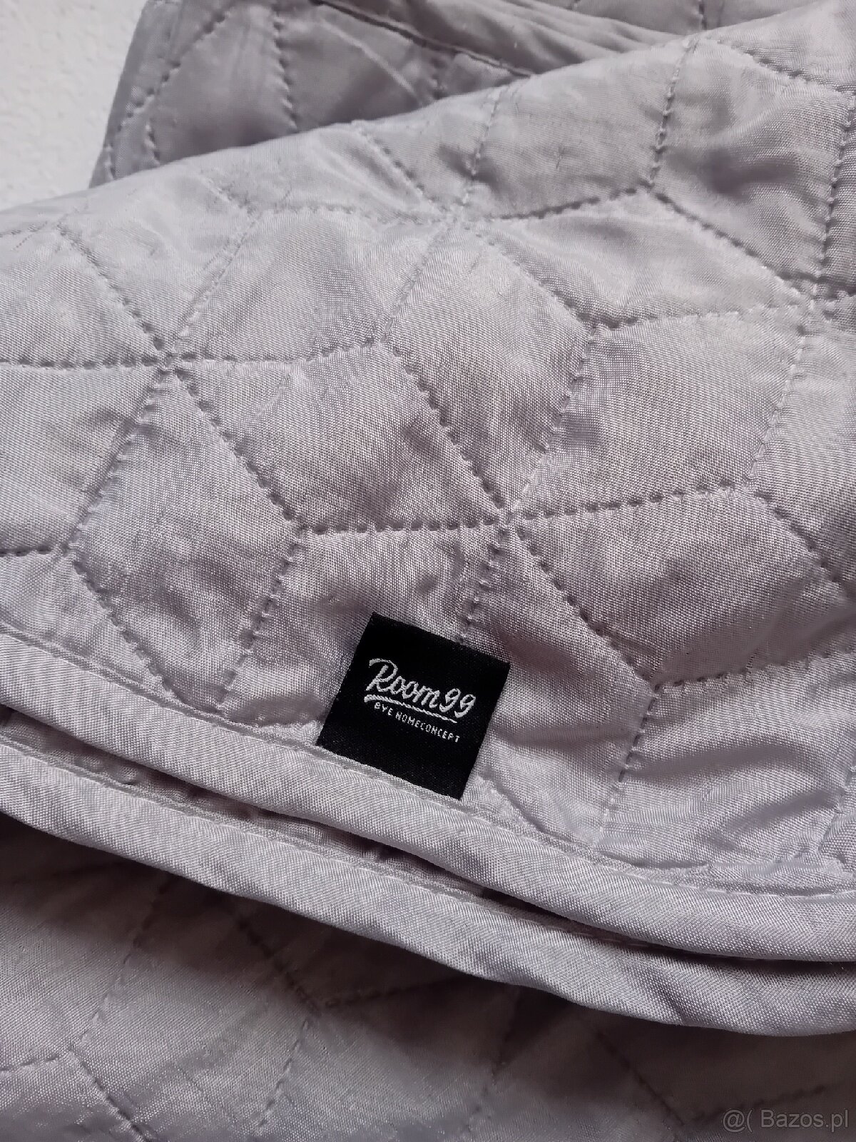 Szara narzuta pikowana 170x210 - 2