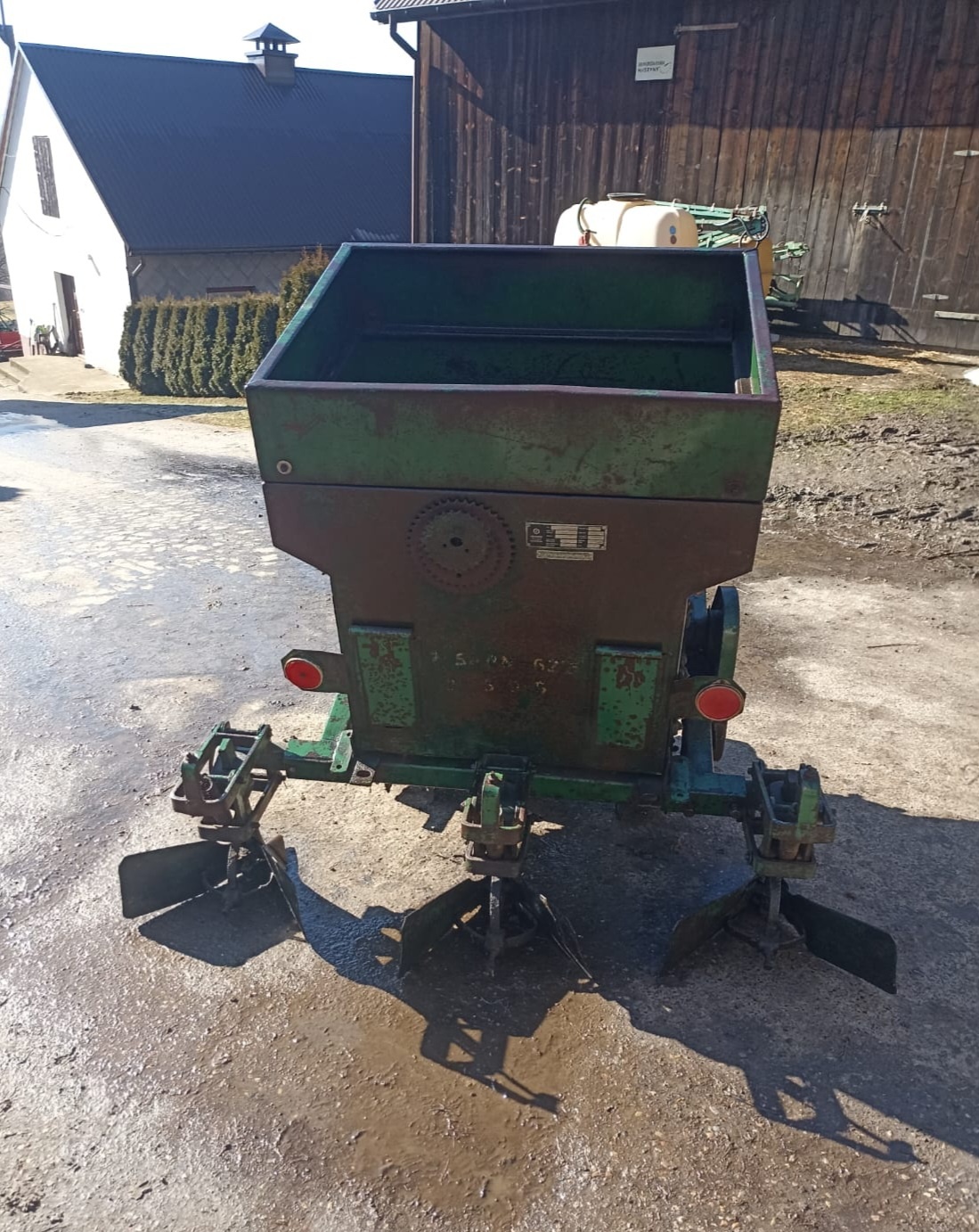 Sadzarka do ziemniaków dwurzędowa czeska Agrozet z nadstawką - 2