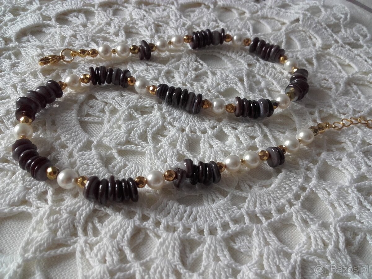 Naszyjnik masa perłowa perły - 2