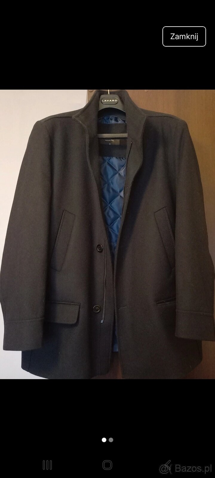 Płaszcz wełniany meski - 2