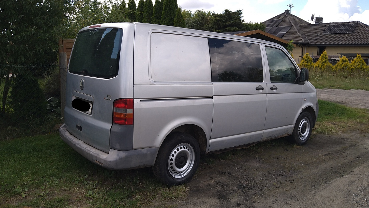 volkswagen t5 transporter 2009r 2.5 tdi 4x4 syncro - 2