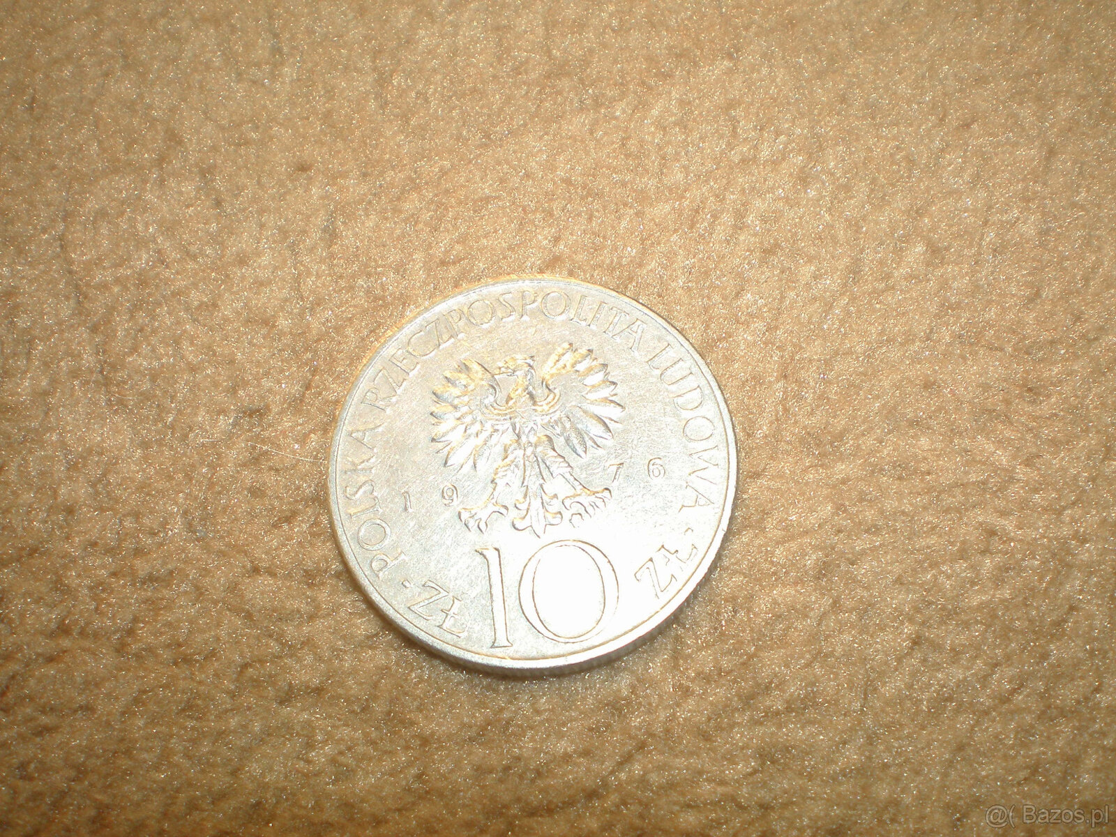 Sprzedam monetę 10 zł., z roku 1976r., używana, stan dobry. - 2