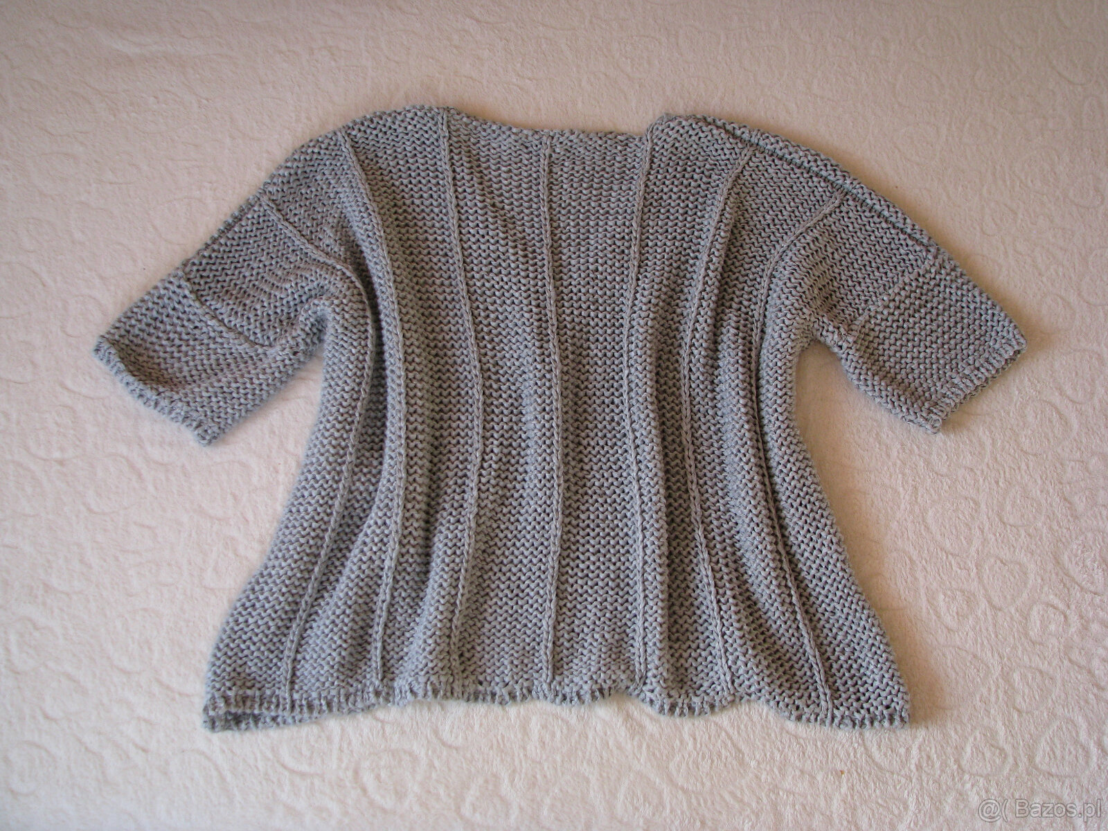 Luźny sweterek sweter narzutka oversize nietoperz r. S, M, L - 2