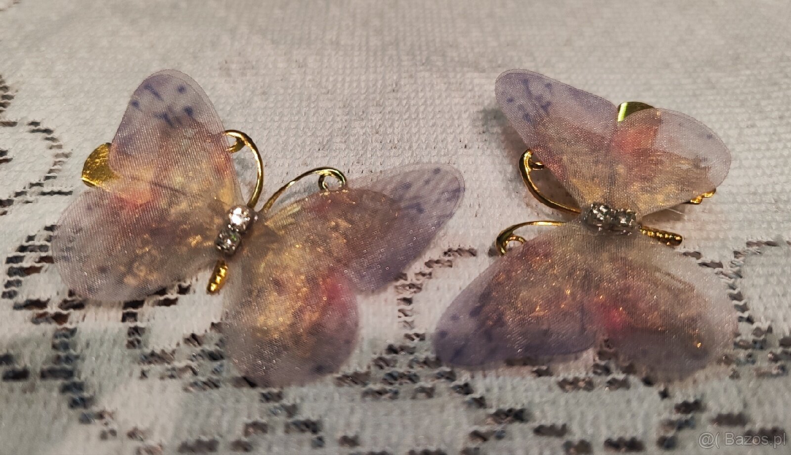 Spinki do w艂os贸w 馃motylki馃 2szt - 2