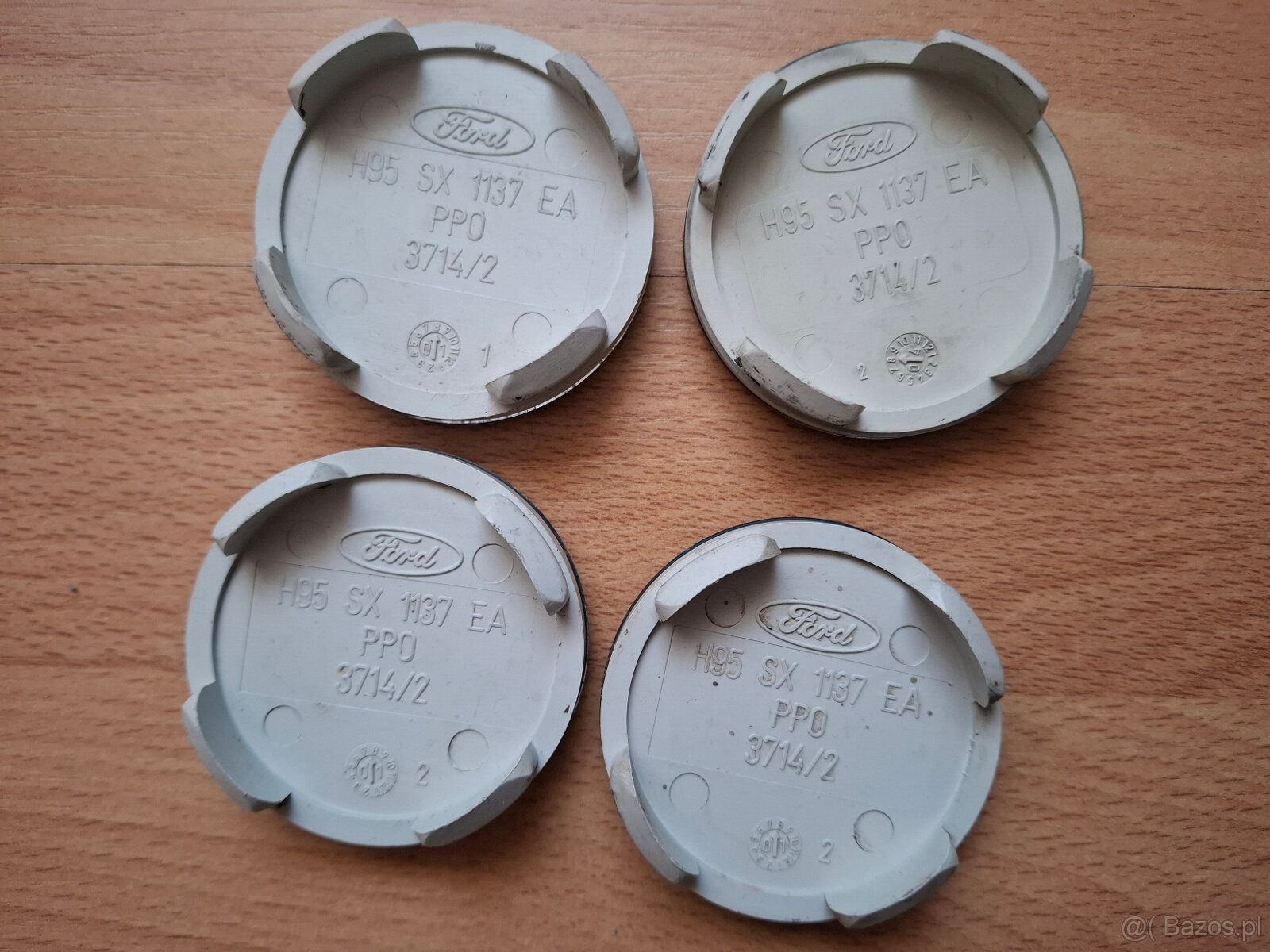 ford 4 oryginalne dekieleki do felg 60mm - 2