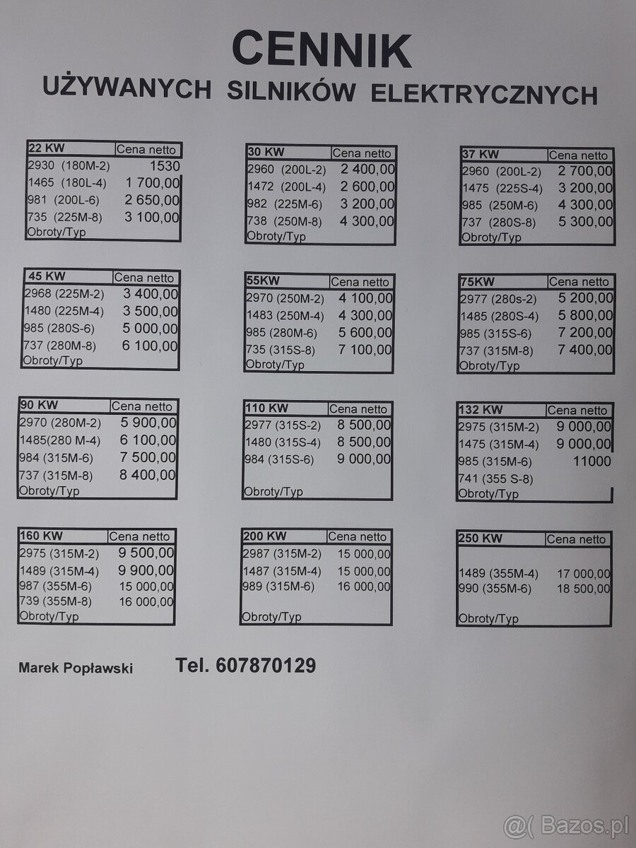 Silnik elektryczny 22kw,30kw,37kw,45kw,55kw,75kw,90kw,400kw - 2