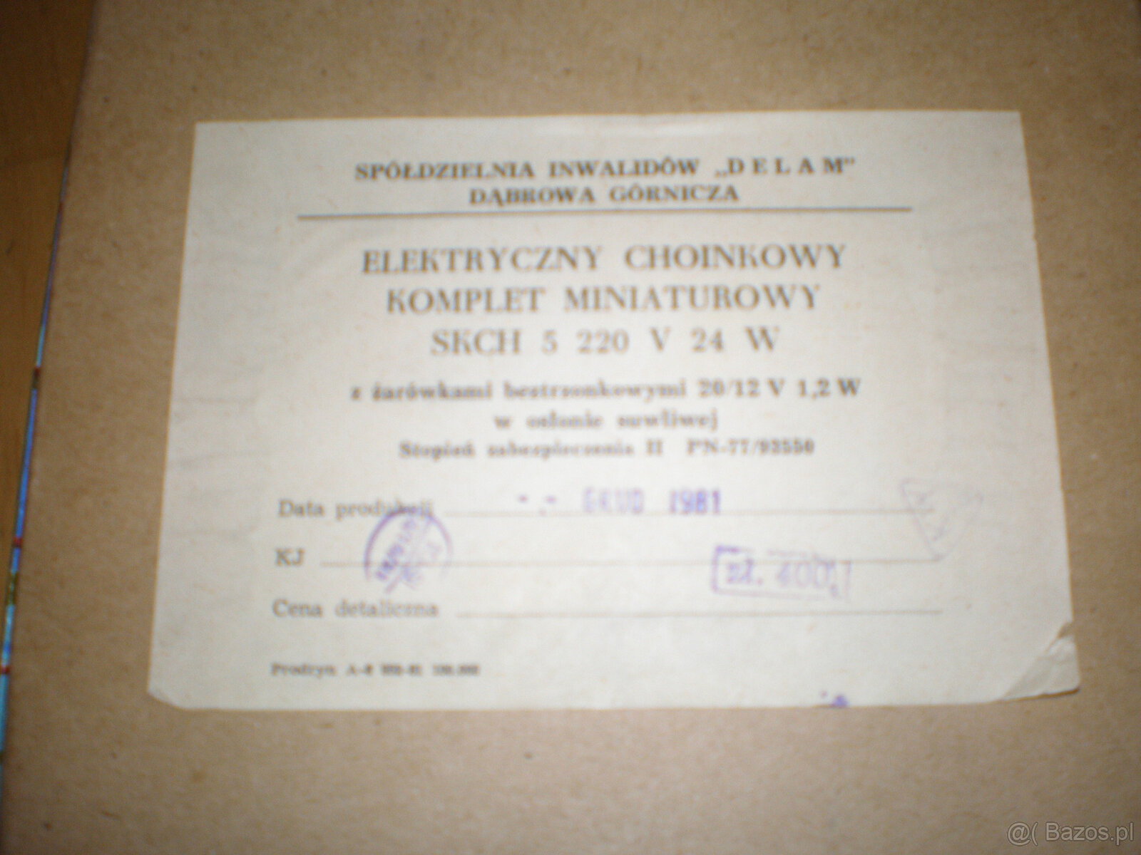 Sprzedam lampki na choinkę sprawne, stan dobry, z okresu PRL - 2