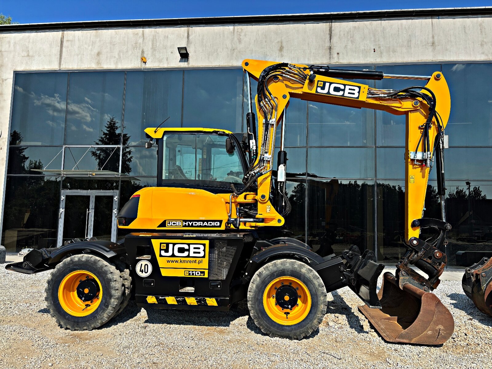 JCB HD110WTT4 KOPARKA KOŁOWA HYDRADIG POWERTILLT 2017R. | LI - 2