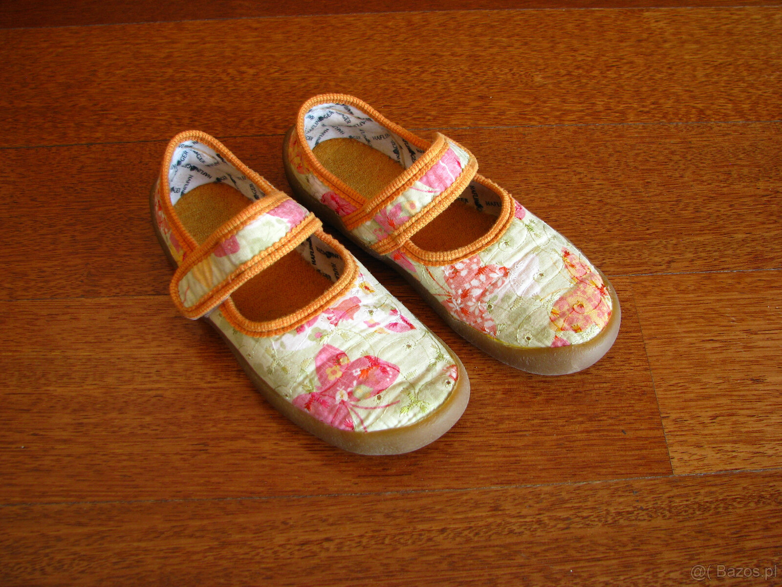 Kolorowe balerinki - kapcie Haflinger dla dziewczynki r. 34 - 2