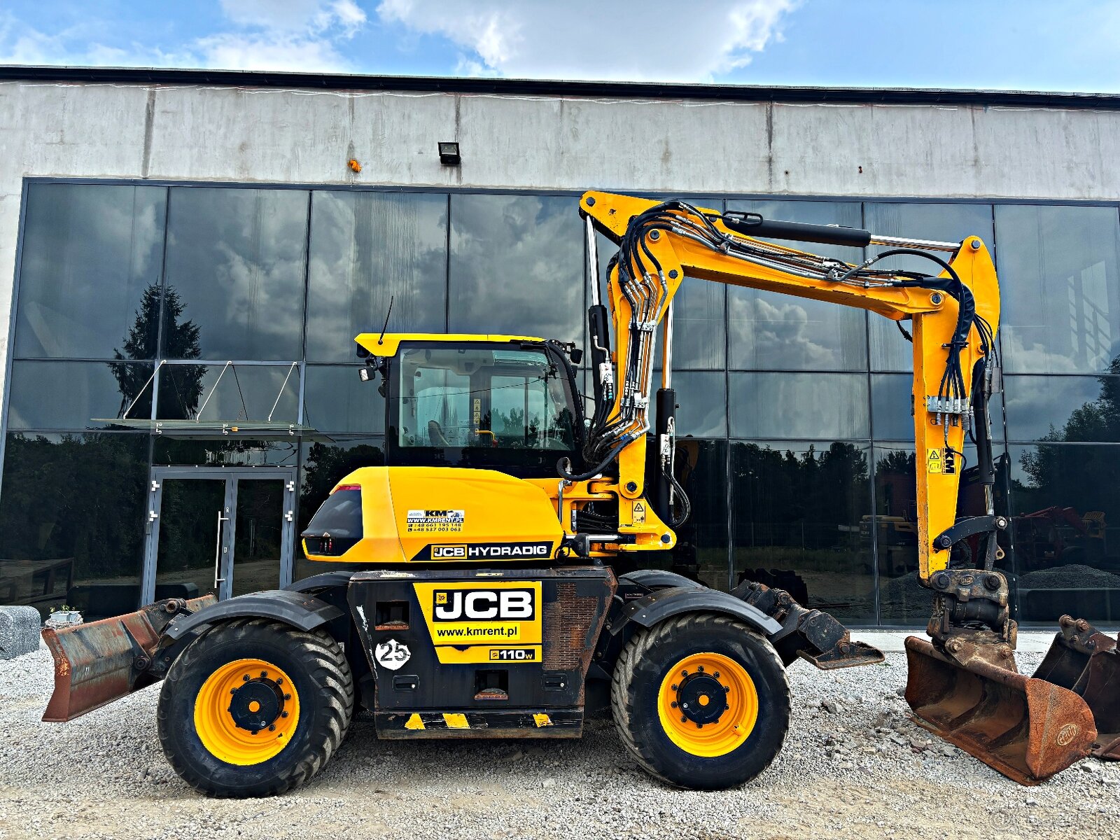JCB HD110WT 4F KOPARKA KOŁOWA HYDRADIG POWERTILLT 2019R | LI - 2