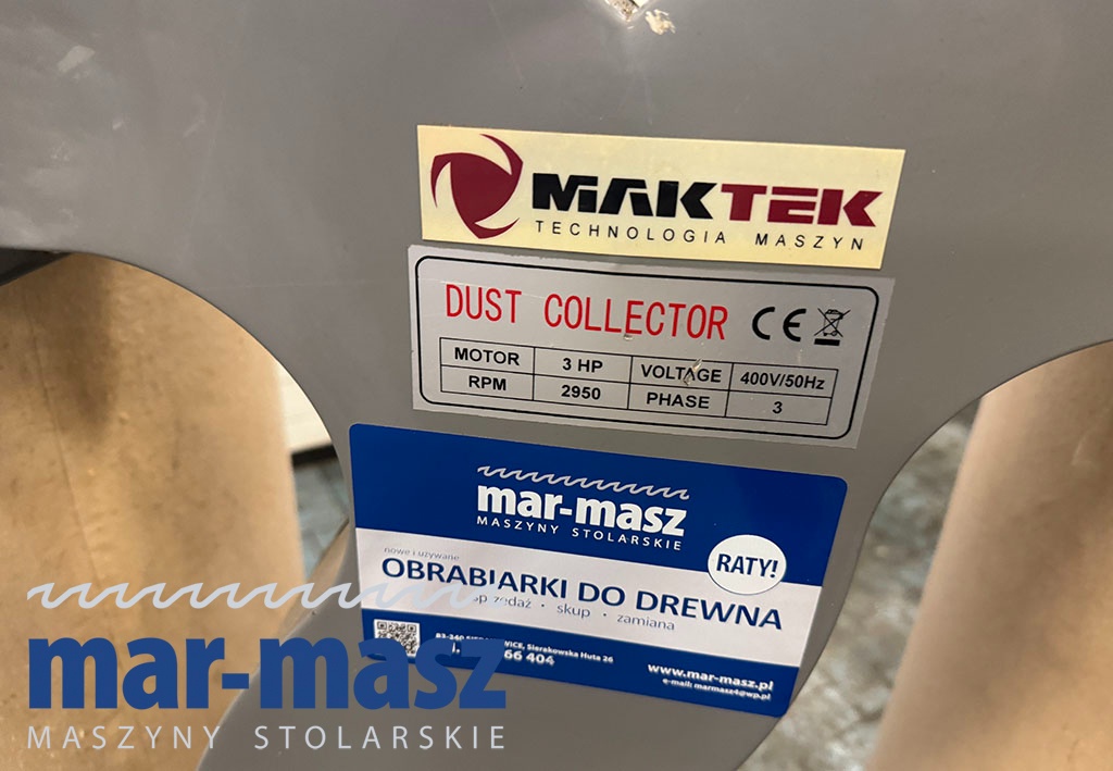 Odciąg do trocin II workowy MAKTEK - 2