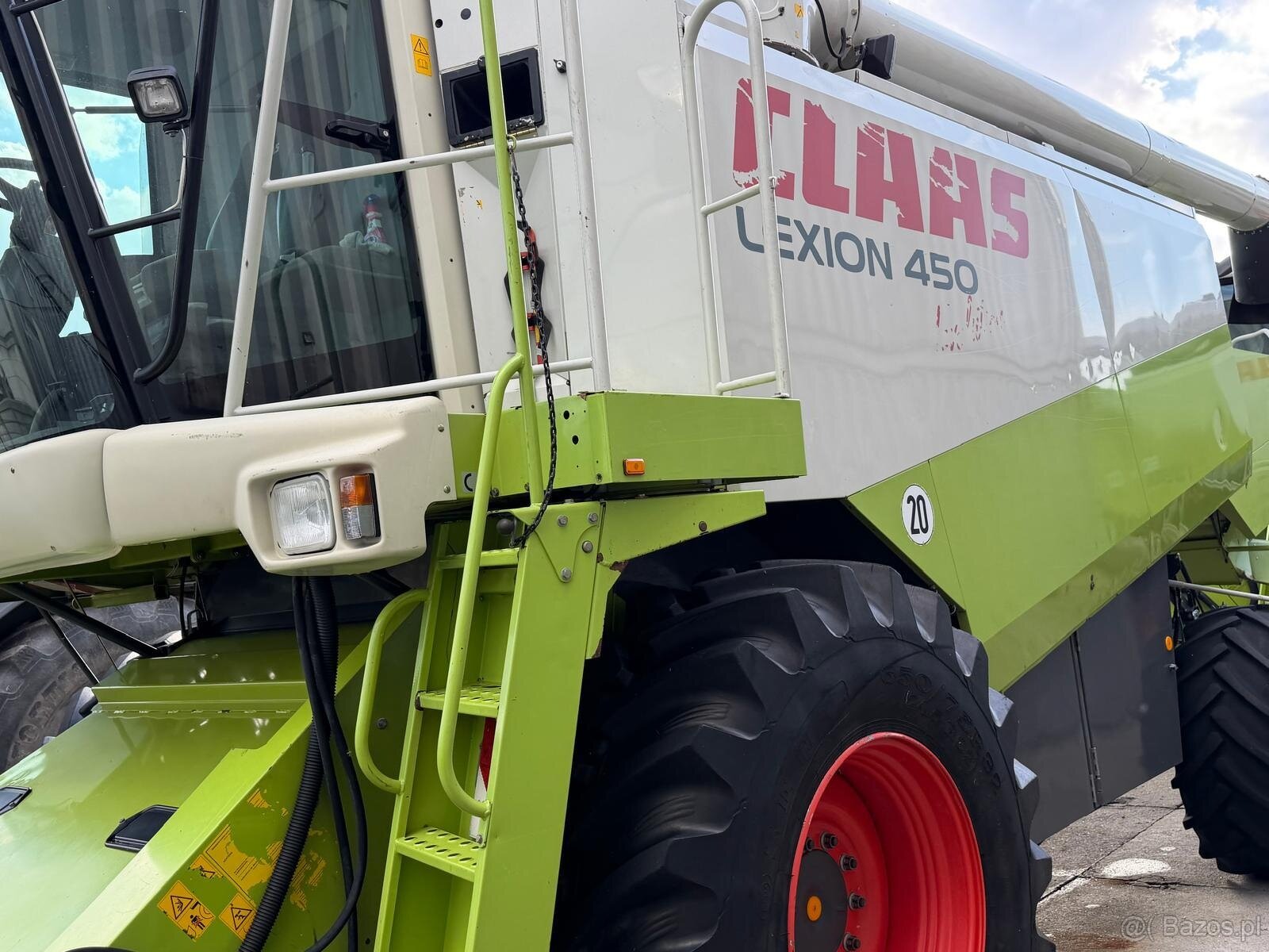 Claas Lexion 450 Evo heder 7,5m rok pr 2003 sprowadzony ce - 2