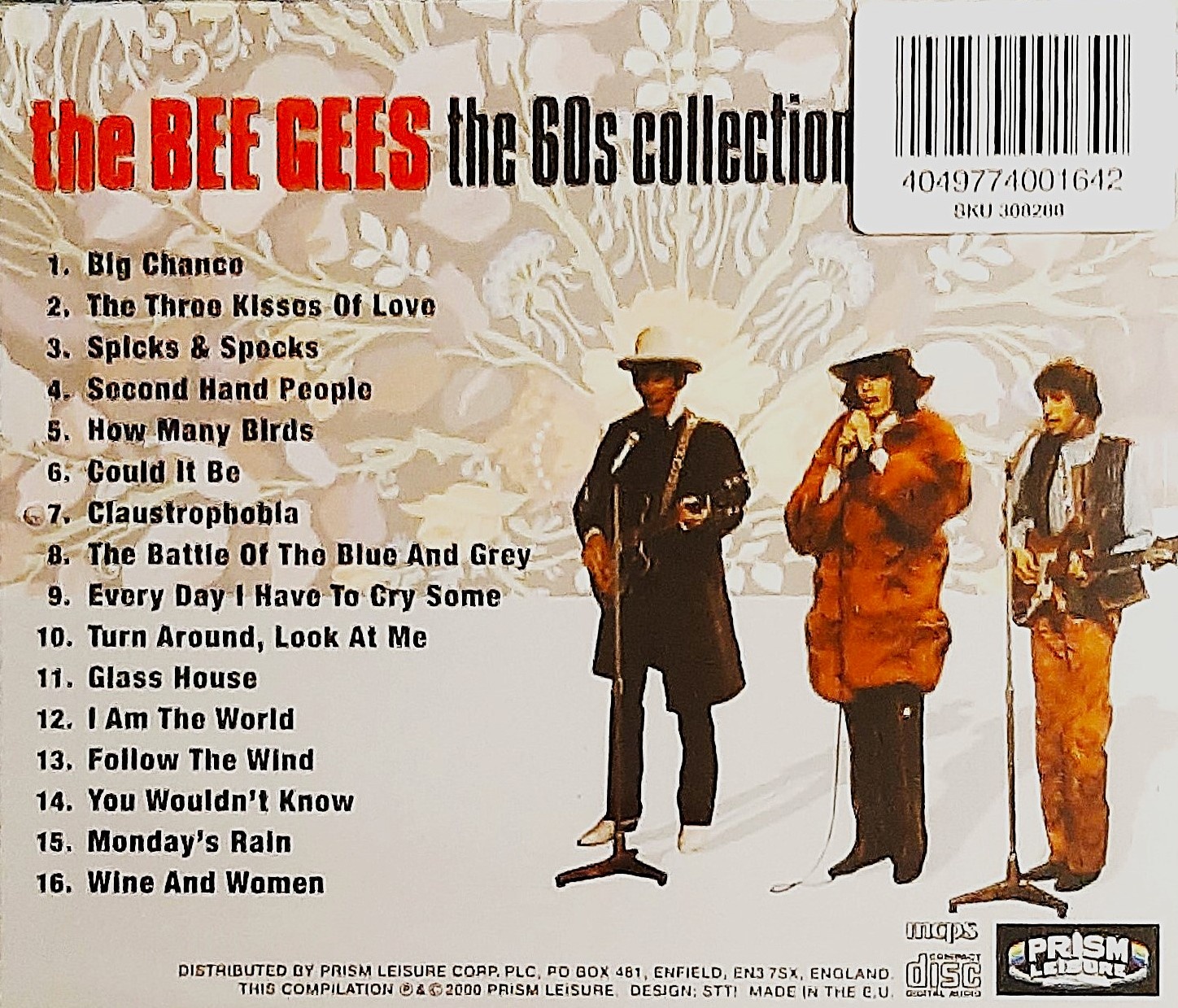 ⭐Polecam Album CD BEE GEES Album The 60 Collection CD - 2