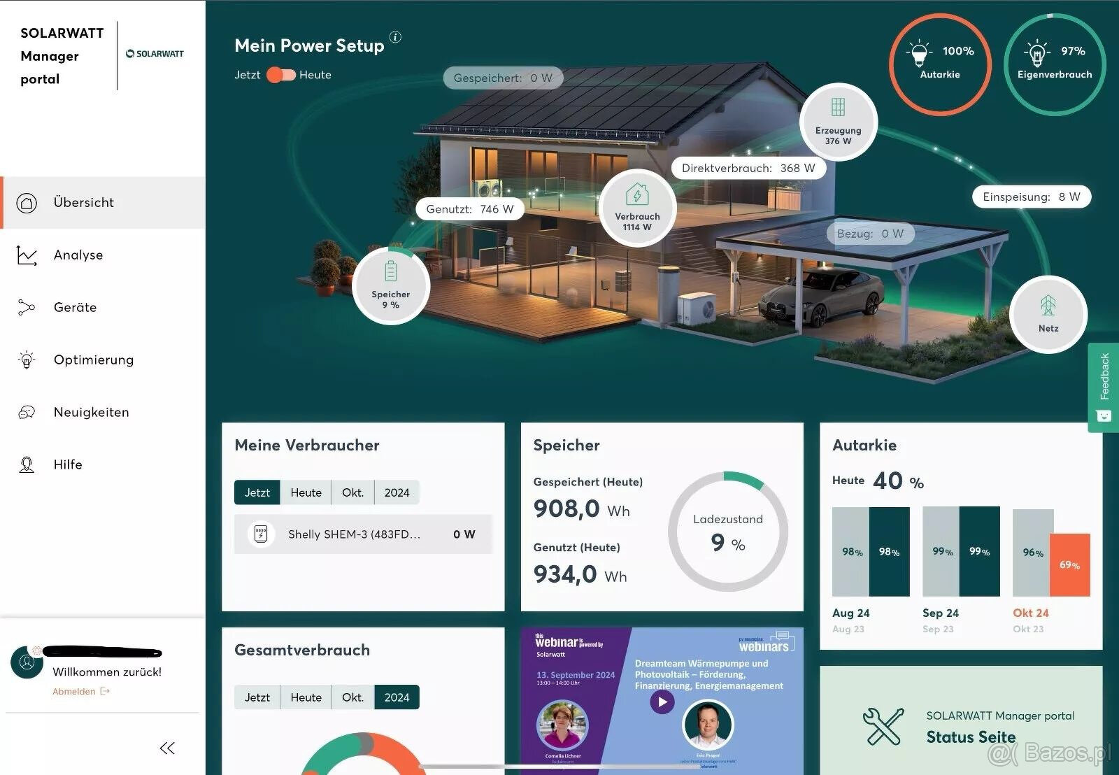 Magazynowanie baterii 9,6 kWh z bateriami BMW - Solarwatt Ba - 2