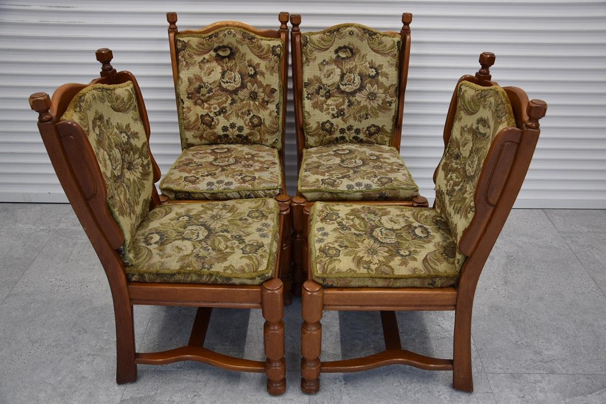 krzesła z drewna dębowego - super stan - 2