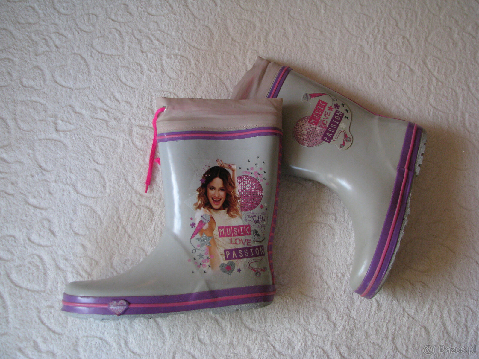 Kalosze, gumowce Disney Violetta dla dziewczynki, rozm. 35 - 2