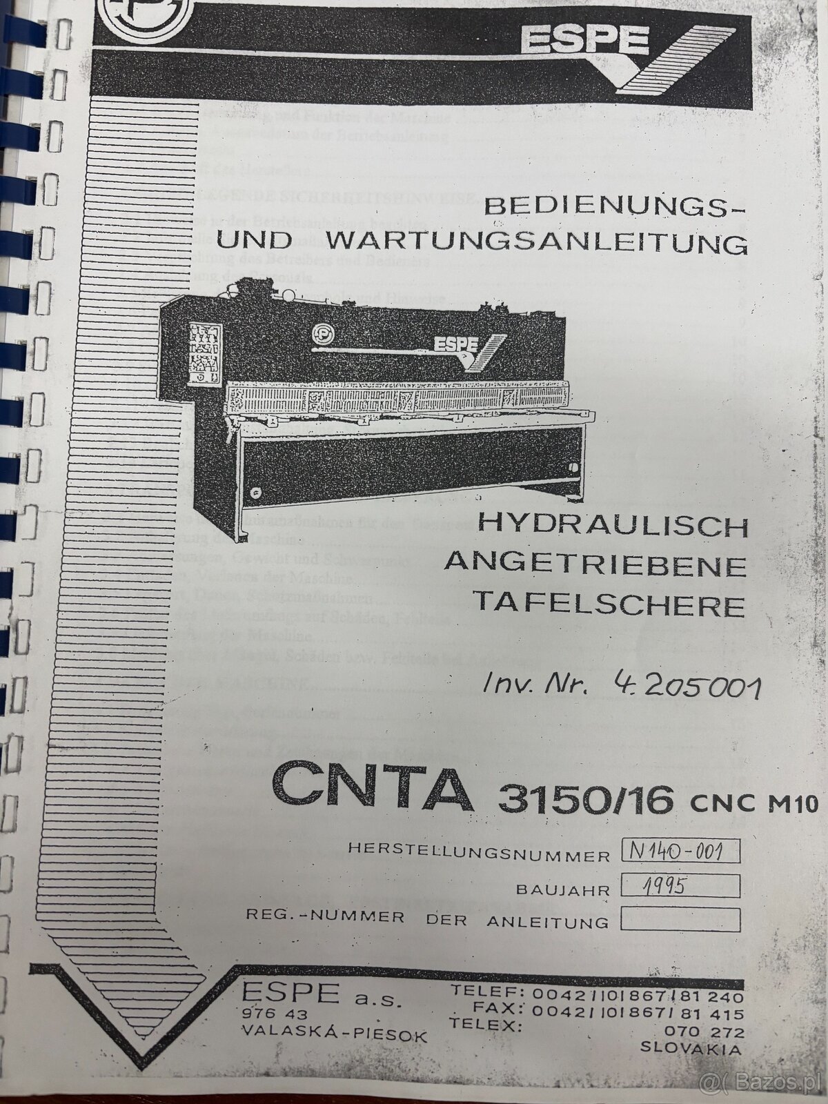 nożyce gilotynowe cnc centa 16x3150 - 2