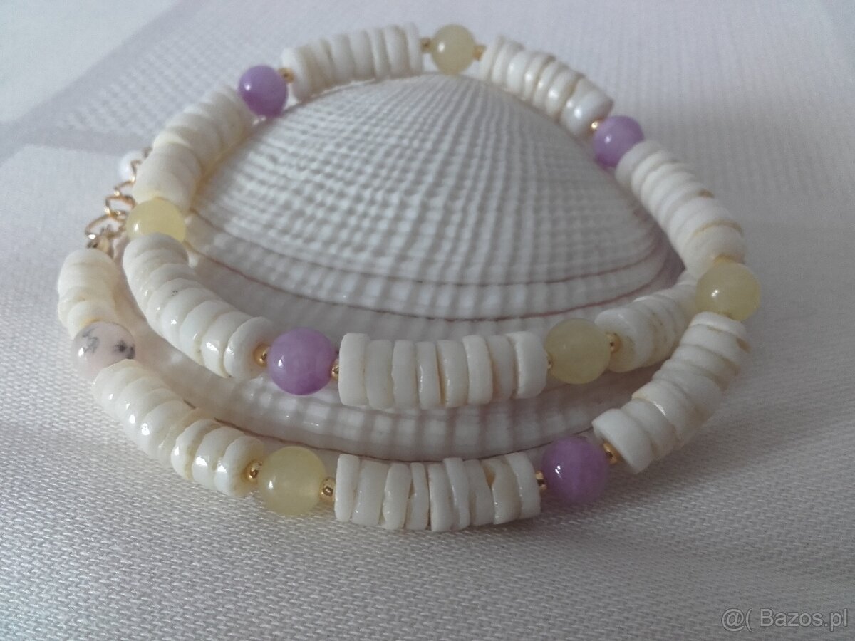 Naszyjnik muszla jadeit - 2