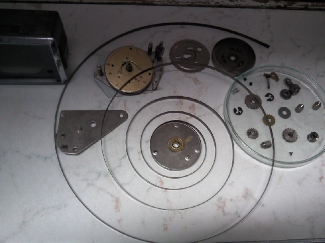 Tarcza zegarka Kienzle VDO 8 Tag,Mercedes 190 SL - 2