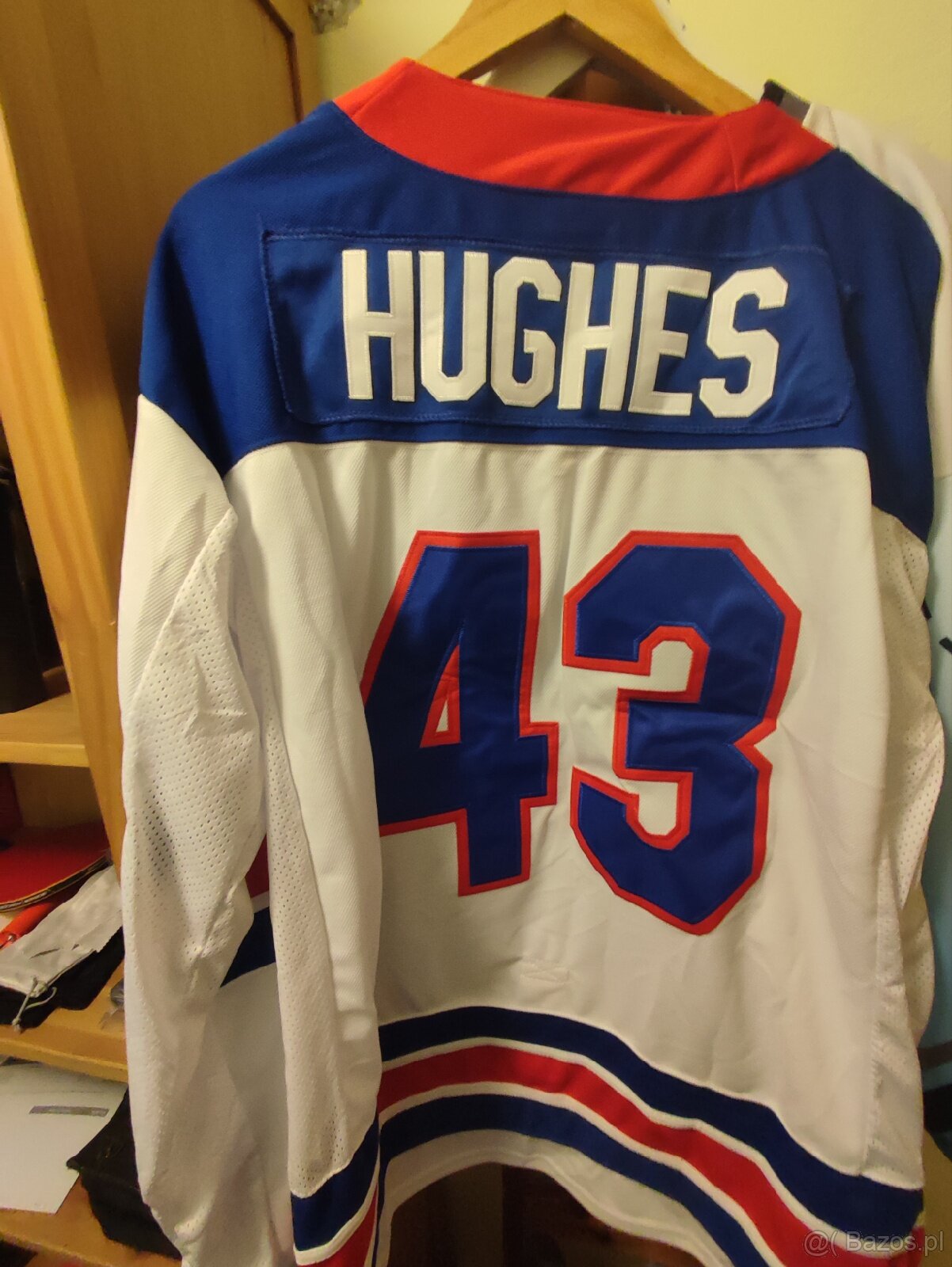koszulka hokejową USA Hughes #43 - 2