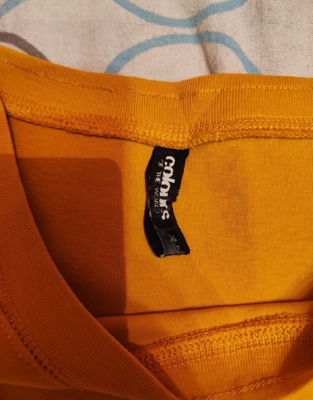 Musztarda bluzka, długi rękaw. Rozm. XL/42 COLOURS - 2