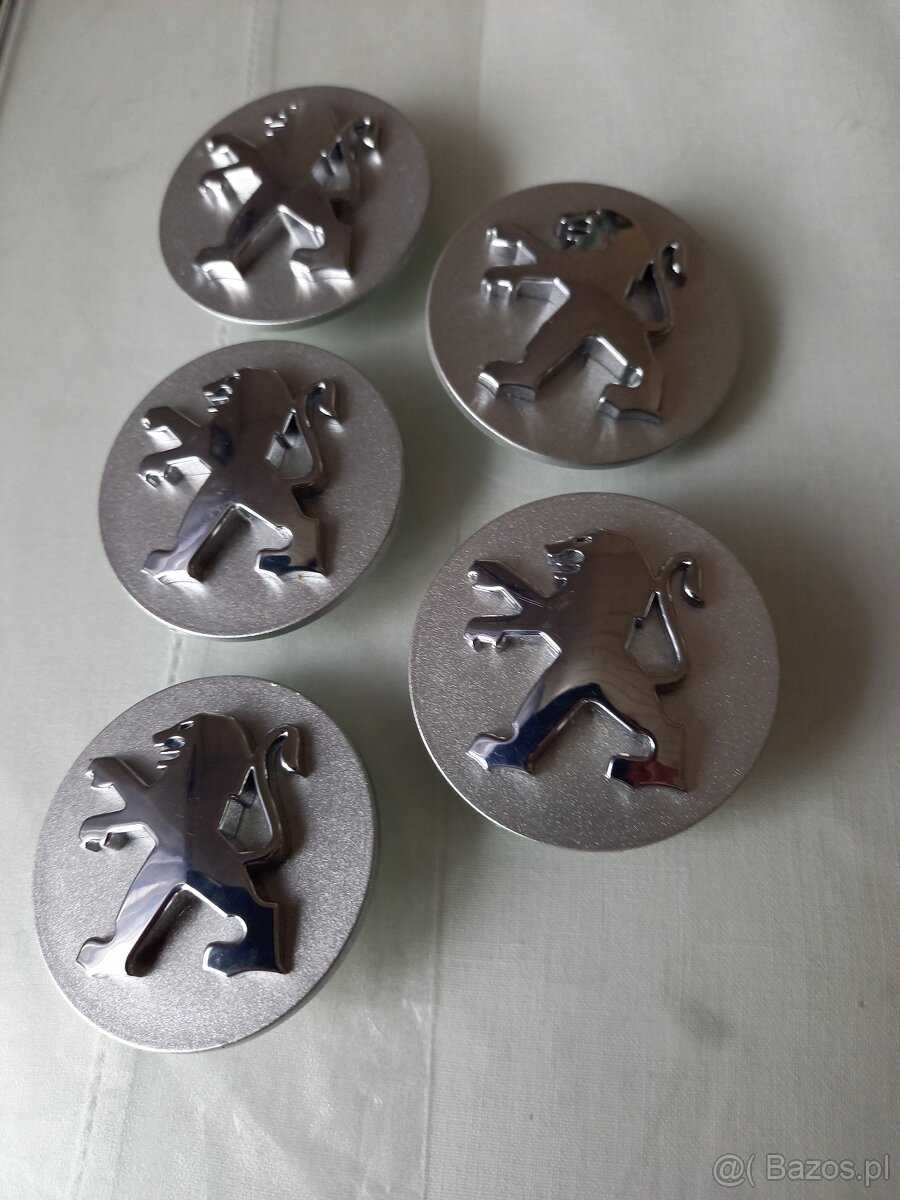 Nowe dekielki do felg aluminiowych do peugeota oryginalne - 2