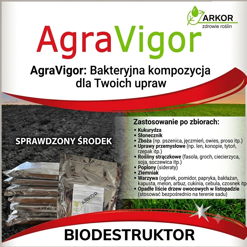AgraVigor SUCHY — biopreparat na ściernisko po zbożach | już - 2