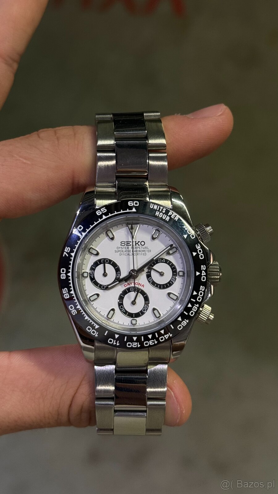 zegarki Seiko mod Daytona - 2