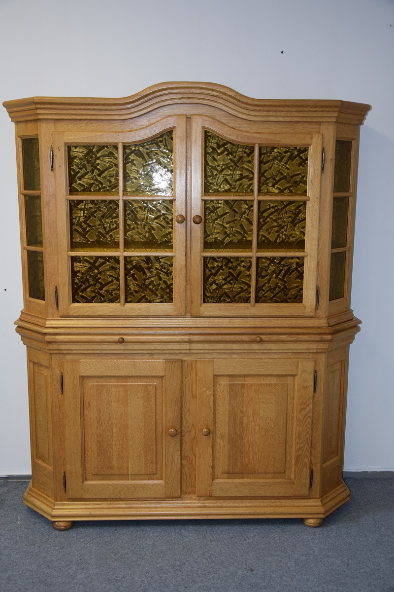 kredens z drewna dębowego - jak nowy - 2