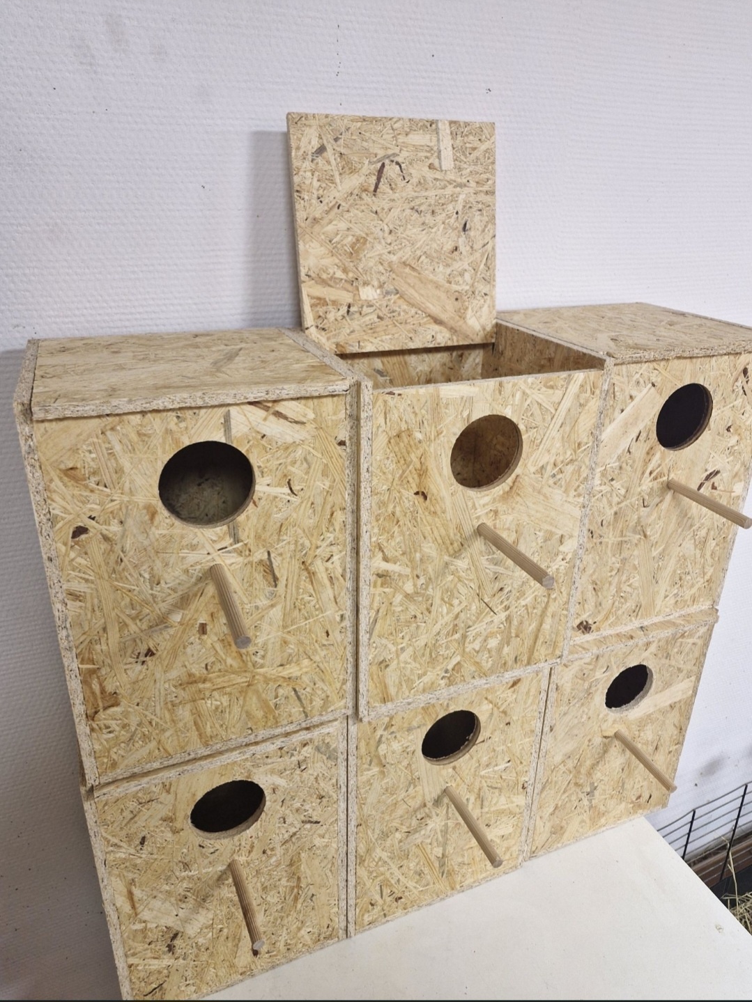 Budki lęgowe dla ptaków papug o wymiarach 30x22x20cm - 2