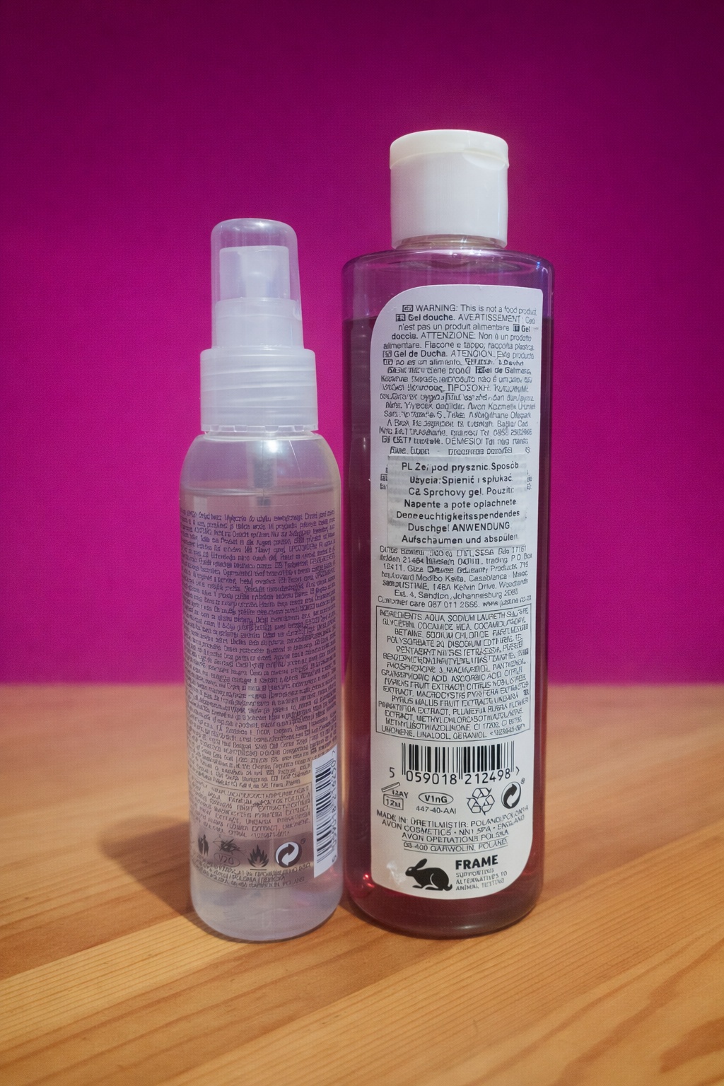 Zestaw kosmetyków do ciała AVON Senses Raspberry Delight - 2