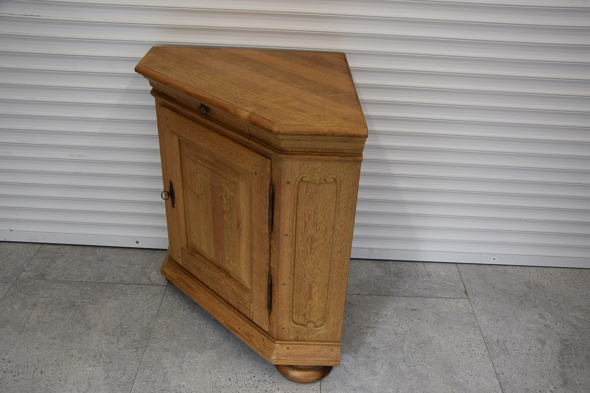 komoda narożna z drewna dębowego - jak nowa - 2