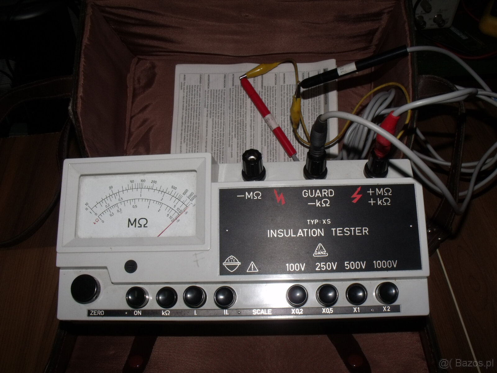 Miernik Izolacji Ganz XS 1000 - 2