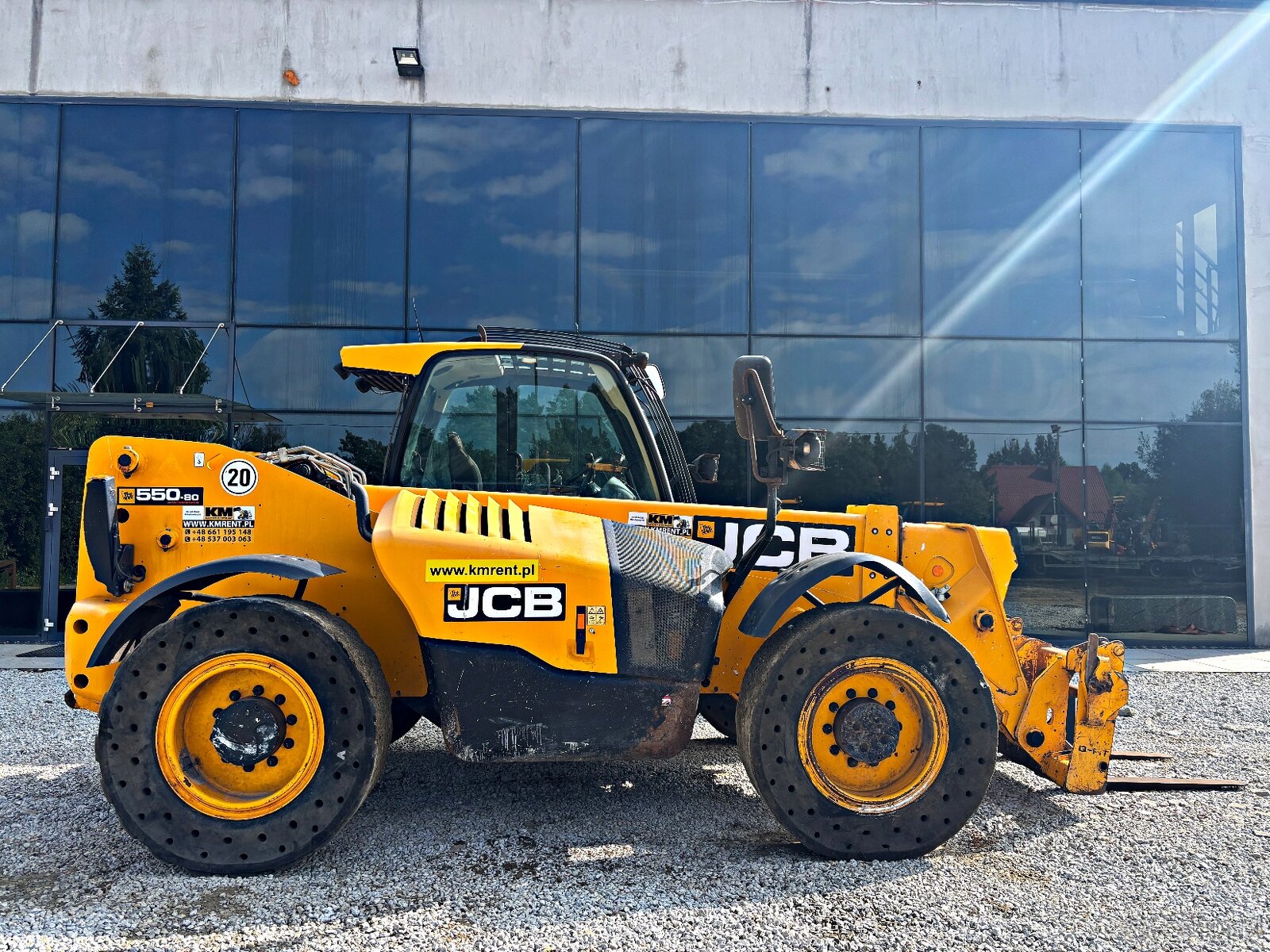 JCB 550-80 WM WASTEMASTER ŁADOWARKA TELESKOPOWA 2018R | JCB - 2