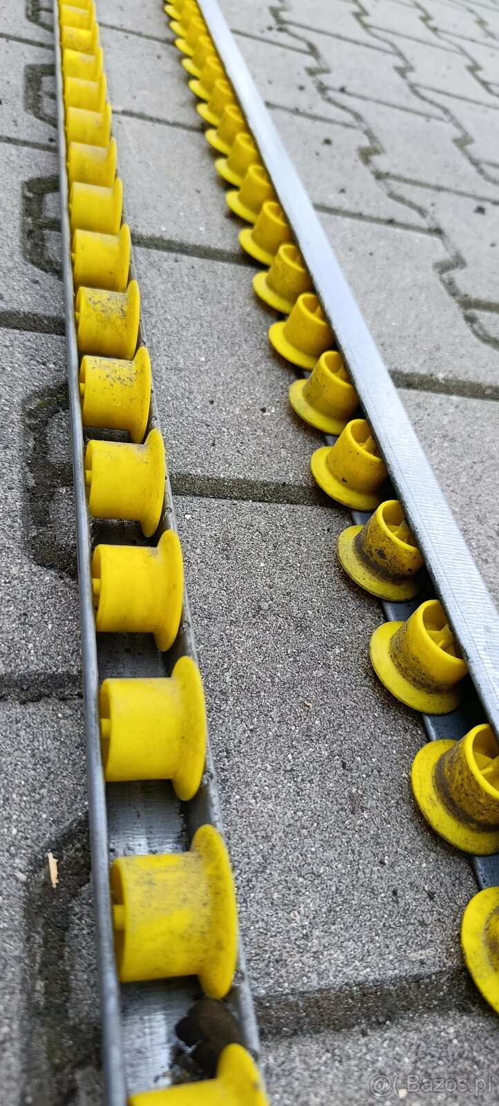 Prowadnice rolkowe 3,75 mb - tory rolkowe transportowe. - 2