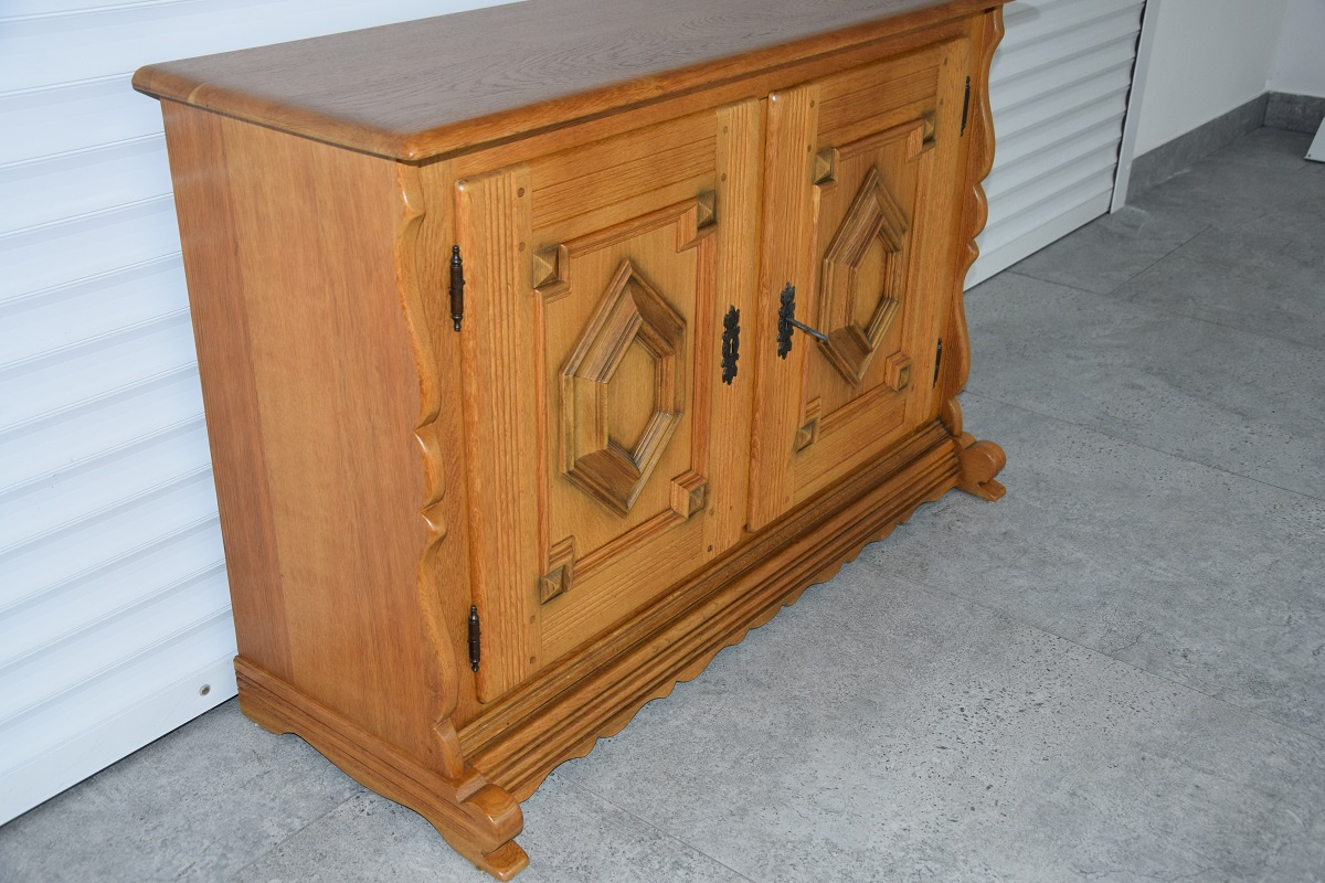 komoda dębowa - jak nowa - 2