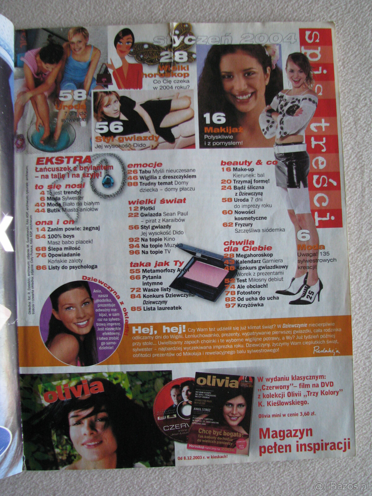 Magazyn Dziewczyna nr 1 z 2004 r– miesięcznik dla nastolatek - 2