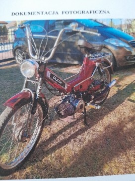 Moped Puch Maxi S rok 1985 - żółte tablice - 2
