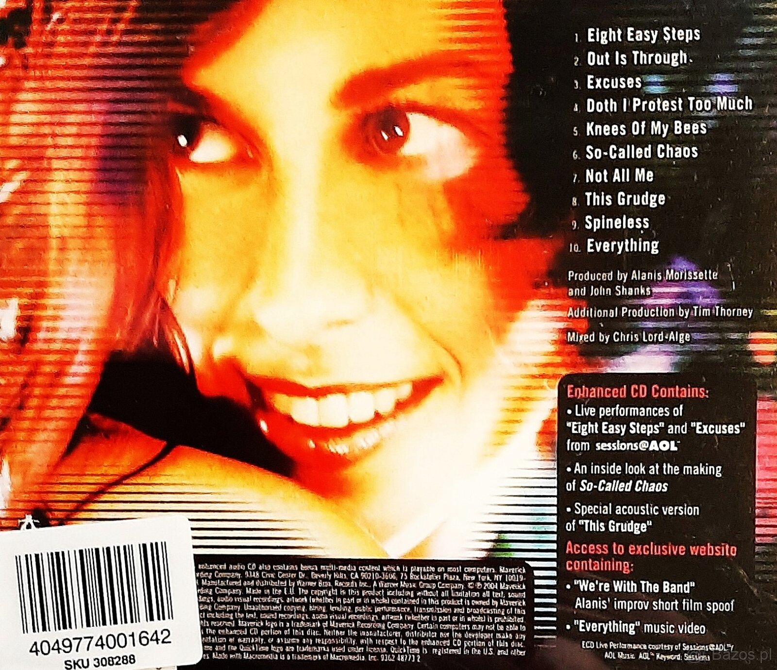 Polecam Album ALANIS MORRISSETTE - Album - So Called Chaos C - 2