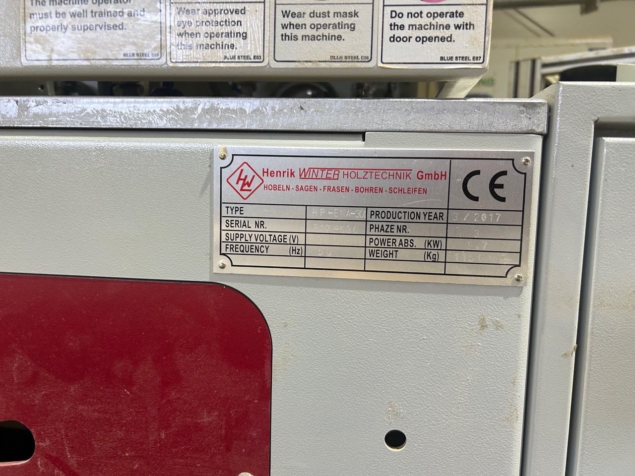 Czopiarka do profilowania pióro/wpust Winter HP-EMA-300 - 2