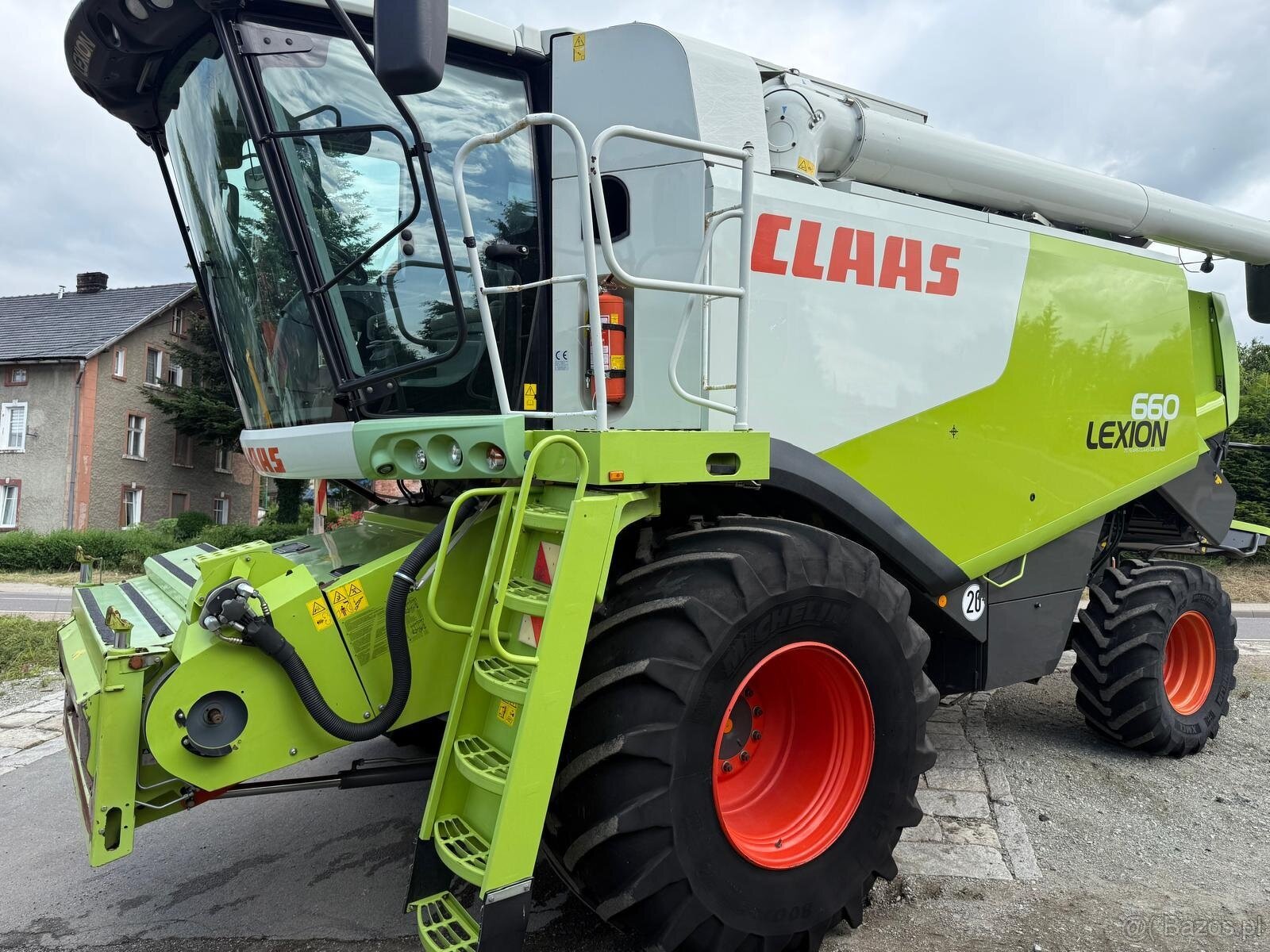 Kombajn zbożowy Claas Lexion 660 heder V750 rok pro 2011 spr - 20