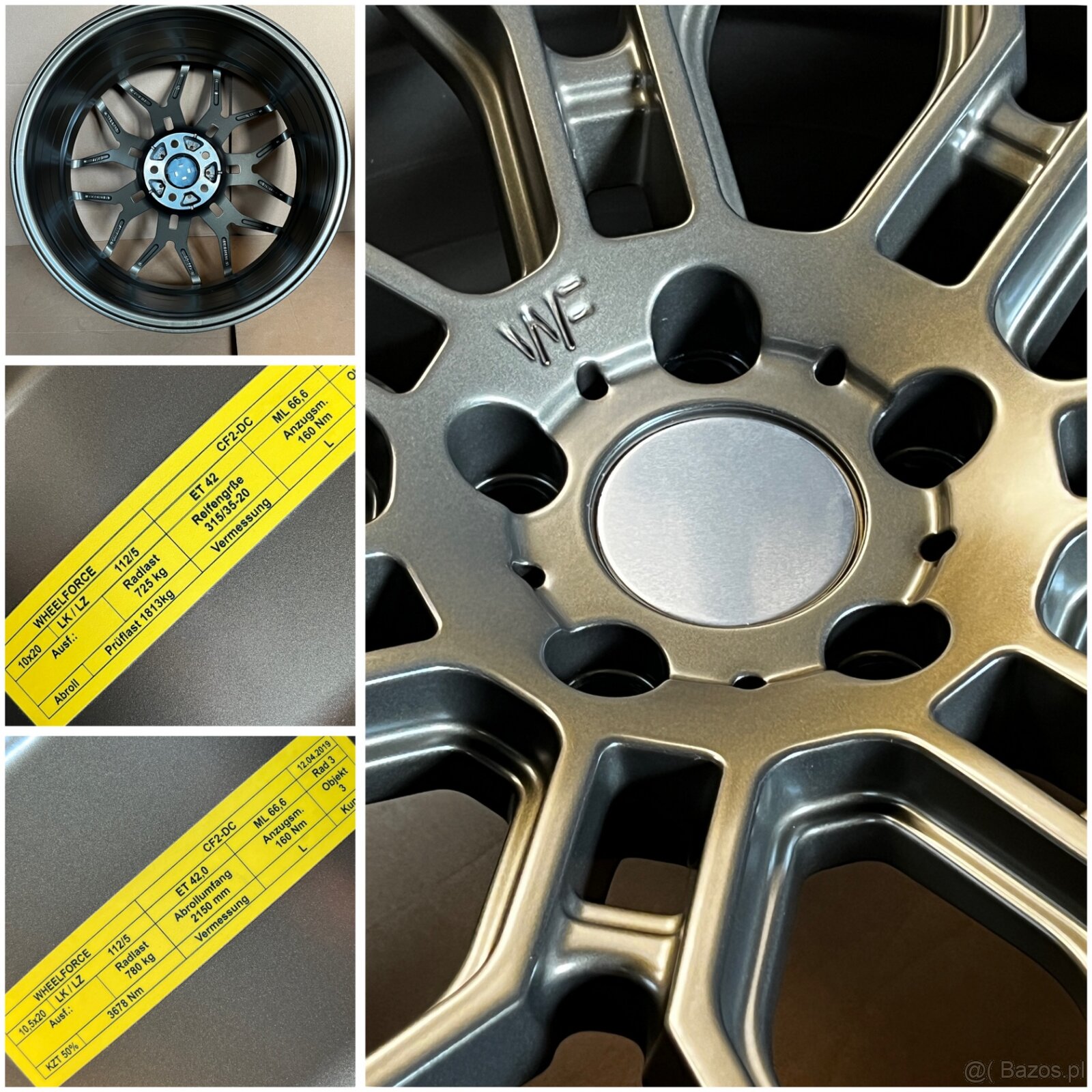 Wheelforce CF.2-FF Audi Mercedes 10Jx20 ET42 10,5Jx20 ET42 - 20