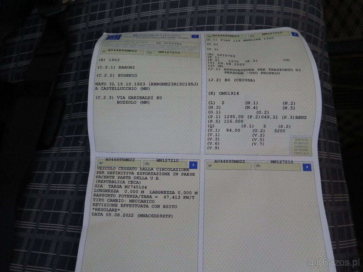 Fiat (typ 116) 1300 Berlina - 20