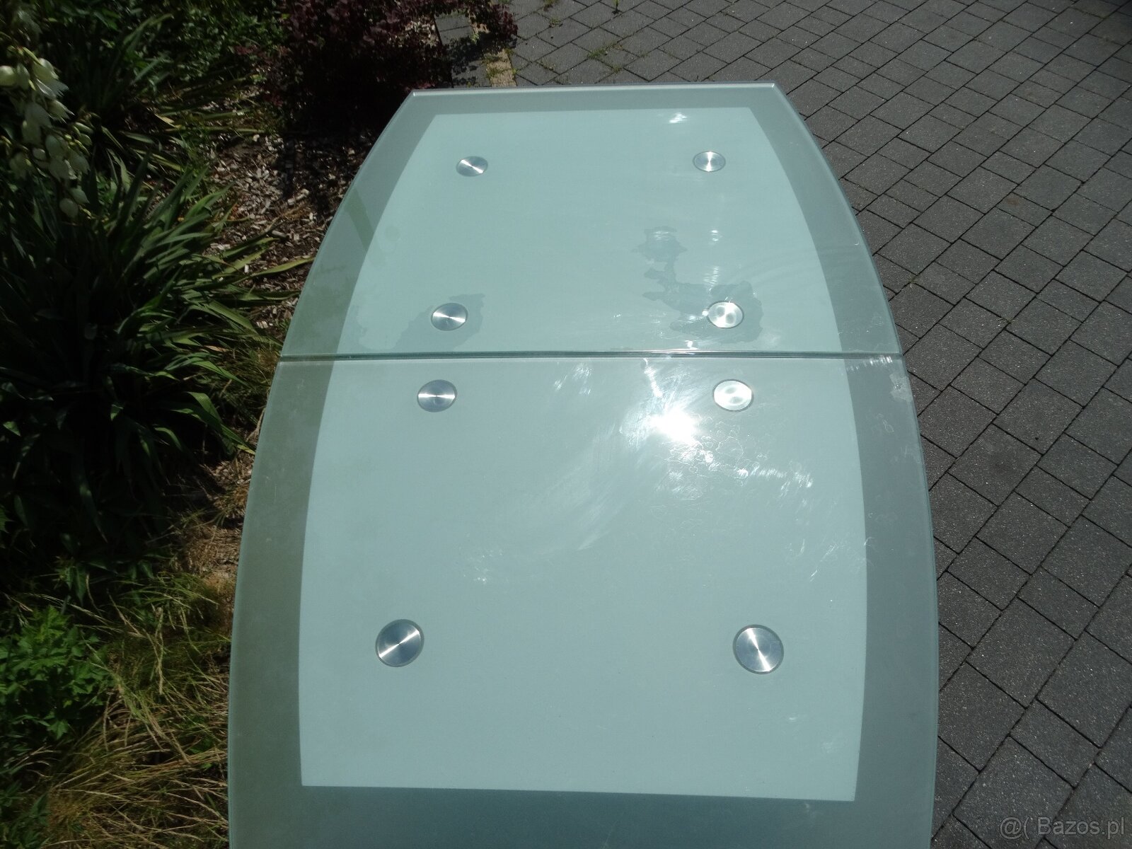 Zestaw mebli + stół szklano-drewniany - 20