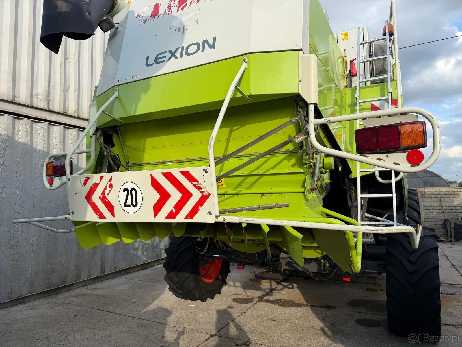 Claas Lexion 450 Evo heder 7,5m rok pr 2003 sprowadzony ce - 20