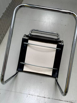 7 x Thonet S33 Cantilever Chair Bauhaus Classic Leather Blac - 20