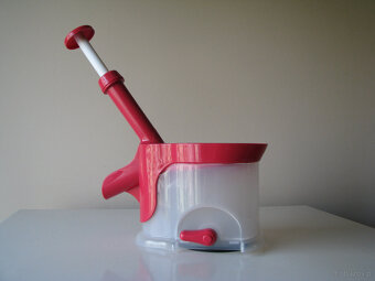 Dobrej jakości, drylownica z przyssawką do wiśni, oliwek - 2