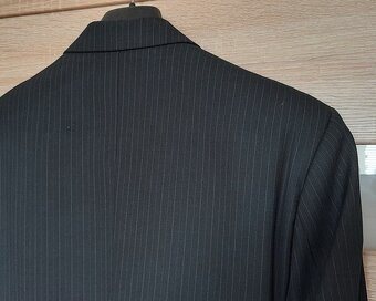 Marynarka, wełna, granat/czerń, na 182 cm - jak nowa - 2