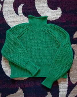 Ciepły sweter z golfem - 2