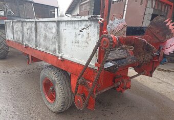 Rozrzutnik obornika polski jednoosiowy Agromet 3,5T - 2